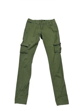 Dereon Olive Green Cargo Jeggings